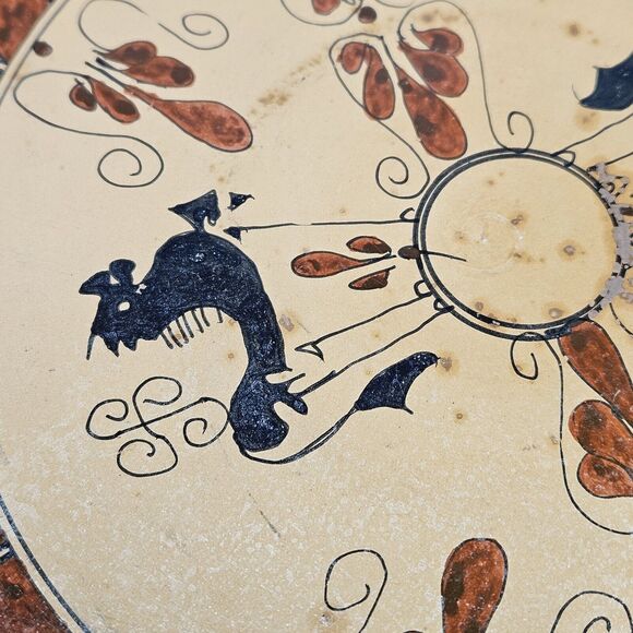 Vintage Decorative Ancient Grecian Greek Design Wall Pottery Accent Plate Art - Picture 4 of 10